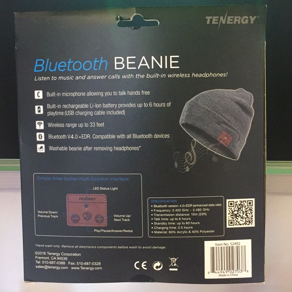 Bluetooth Beanie - Picture 2 of 3